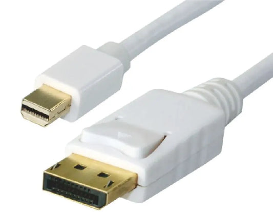 Astrotek 1m Mini DisplayPort DP to DisplayPort DP Converter Cable - Thunderbolt Male to Male DP f...