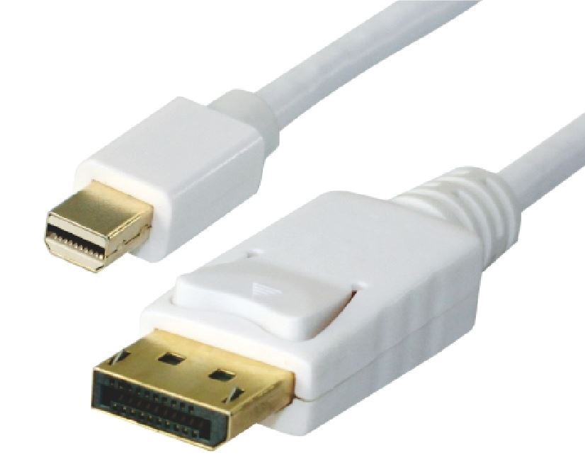 Astrotek 2m Mini DisplayPort DP to DisplayPort DP Converter Cable - Thunderbolt Male to Male DP f...