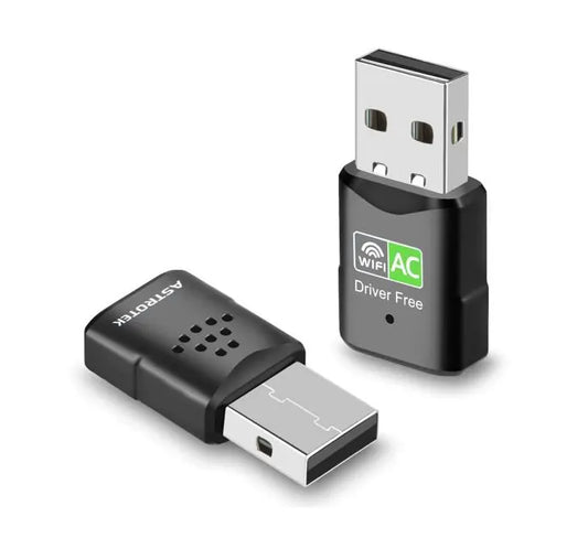 Astrotek AC600 mini Wireless USB Adapter Nano Dual Band WiFi External LAN Network Adaptor for PC...