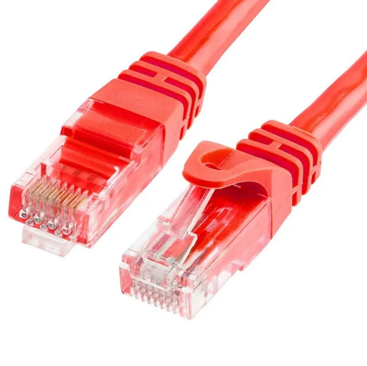 Astrotek CAT6 Cable 1m - Red Color Premium RJ45 Ethernet Network LAN UTP Patch Cord 26AWG CU Jack...