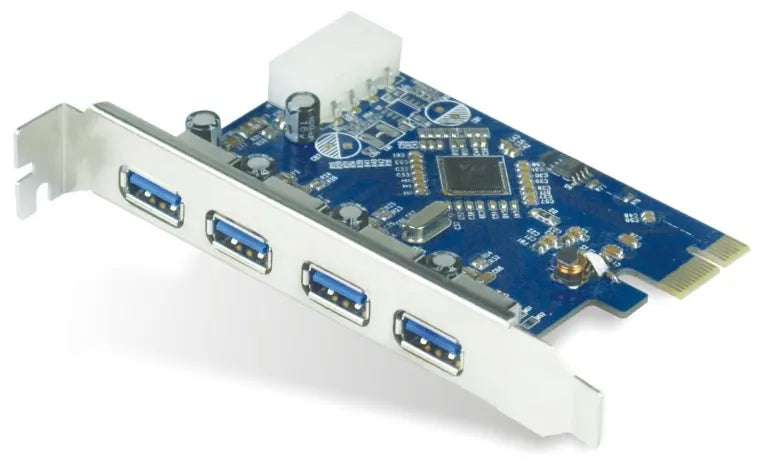 Astrotek 4x Ports USB 3.0 PCIe PCI Express Add-on Card Adapter 5Gbps Windows XP/7/8/10 Server 200...