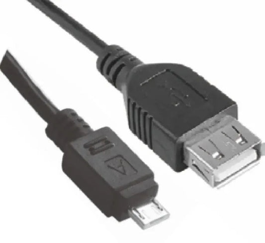 Astrotek Micro USB Male to USB Female OTG Adapter Converter Cable Black for Windows Samsung Andro...