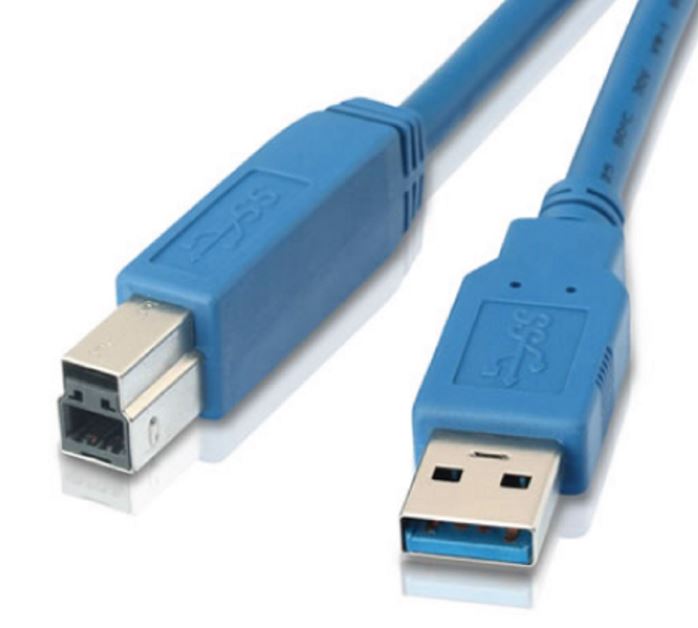 Astrotek USB 3.0 Printer Cable 1m - AM-BM Type A to B Male to Male Blue Colour for External HDD P...