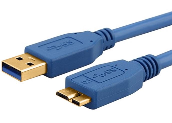 Astrotek USB 3.0 Cable 3m - Type A Male to Micro B Blue Colour - Cables
