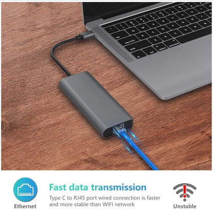 Astrotek USB-C Dock 6-in-1 Multiport Hub/Docking Station with 60W Power 1xHDMI 4K GLAN 2xUSB3.0 C... - Image 4