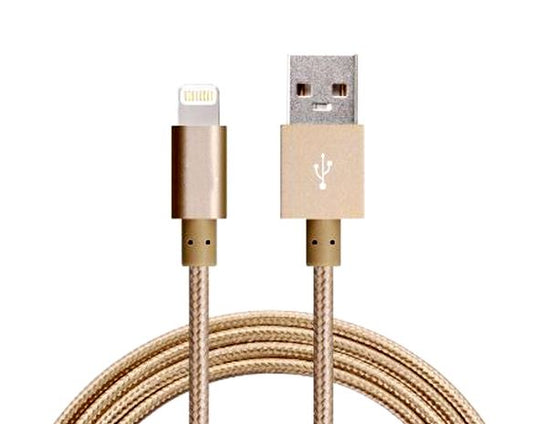 Astrotek 2m USB Lightning Data Sync Charger Gold Color Cable for iPhone X 9 8 7S 7 Plus 6S 6 Plus...
