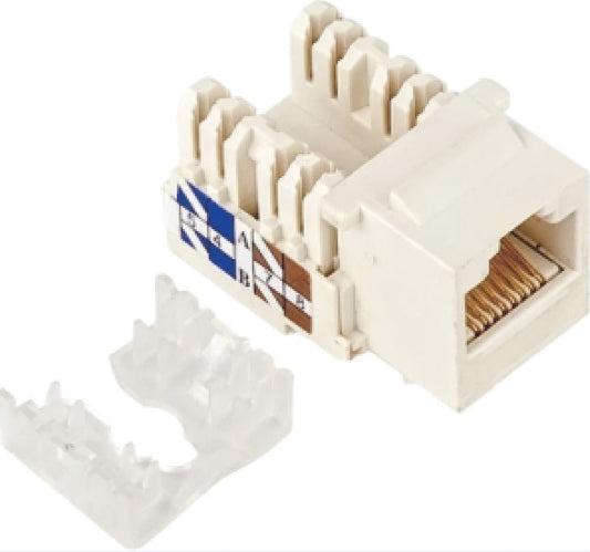 Astrotek CAT5e UTP Network Keystone Jack for Socket kit 10ps per pack Poly Bag White LS - Cables