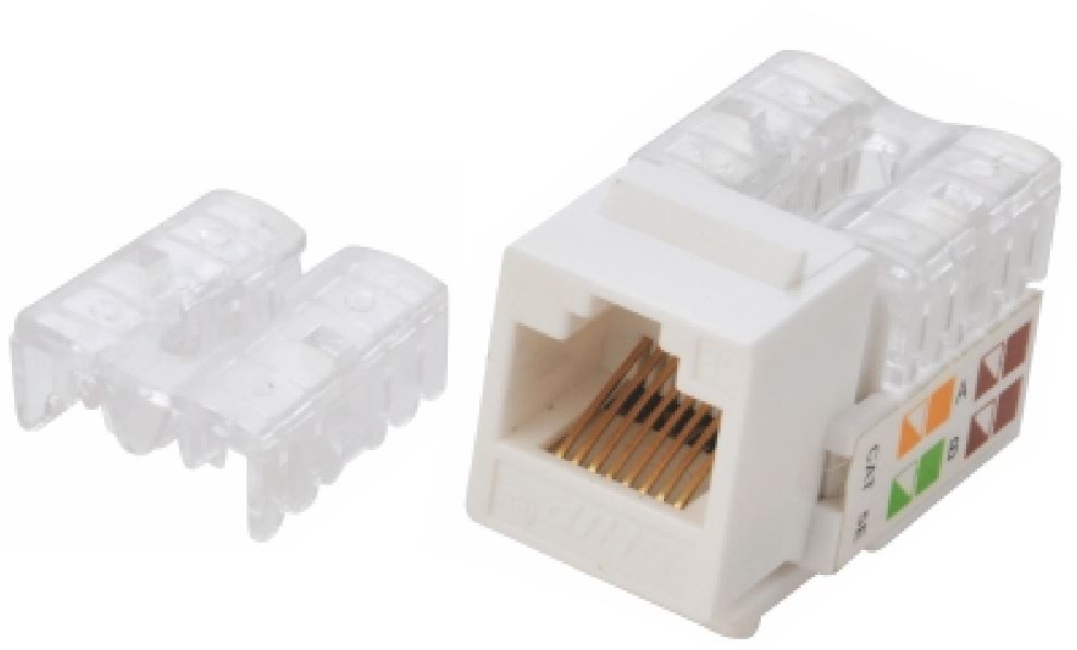 Astrotek CAT6 UTP Outlets Network Keystone Jack for Socket kit 10pcs per pack Poly Bag White LS...