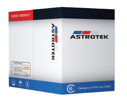 Astrotek CAT6 UTP Cable 305m Roll - Orange Full 0.55mm Copper Solid Wire Ethernet LAN Network 23A... - Image 2