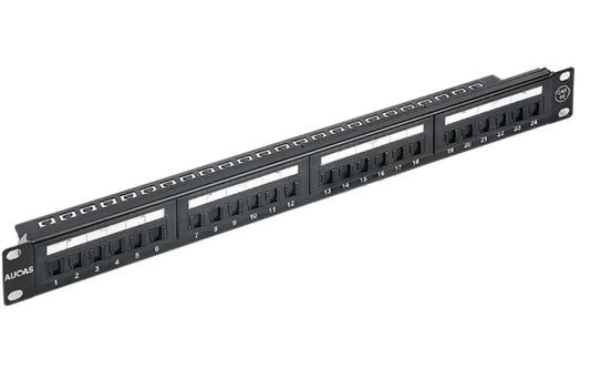 Astrotek 24 Ports UTP Patch Panel CAT6 RJ45 for 19' 1RU Rack Mount Data Network Cabinet Server PC...
