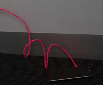 Astrotek 1m LED Light Up Visible Flowing Micro USB Charger Data Cable Pink Charging Cord for Sams... - Image 4