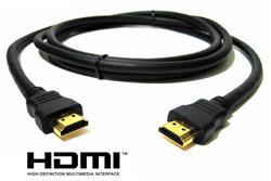 Cabac HDMI Cable 50cm / 0.5m - V1.4 19pin M-M Male to Male Gold Plated 3D 1080p Full HD High S wi...
