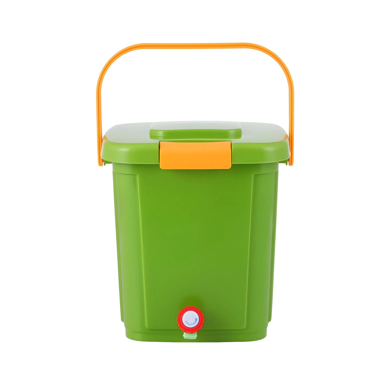 Gardeon 15L Kitchen Compost Bin Food Waste Caddy Drain Tap Green - Image 3