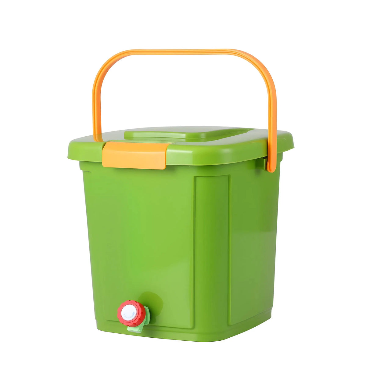 Gardeon 15L Kitchen Compost Bin Food Waste Caddy Drain Tap Green - Image 9