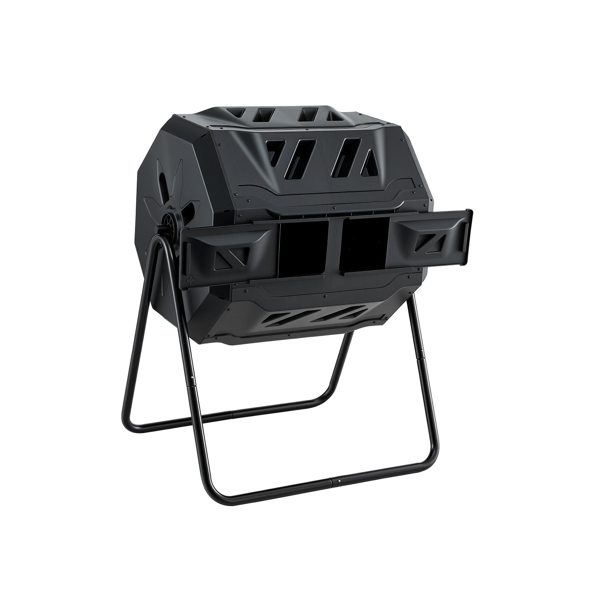 Gardeon Compost Bin Dual-Chamber 160L Composter Tumbler Rotating Garden Recycle Food Waste - Image 9
