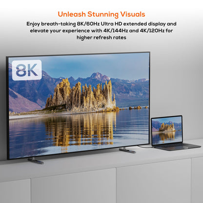 mbeat® Tough Link 8K 1.8m USB-C to HDMI Cable  Host Interface: USB-C Output Interface: HDMI USBC... - Image 2