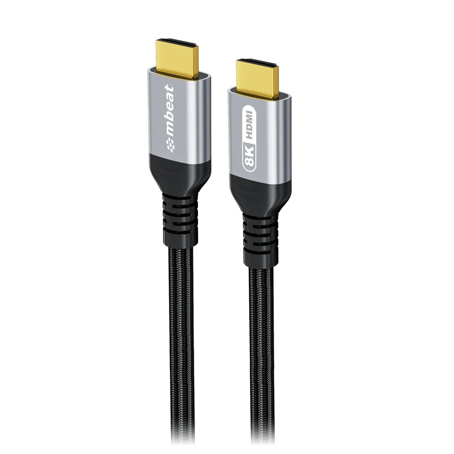 mbeat® Tough Link 1.5m Certified 8K HDMI Cable - Space Grey  HDMI 2.1 (male) to HDMI 2.1 (male) 5...