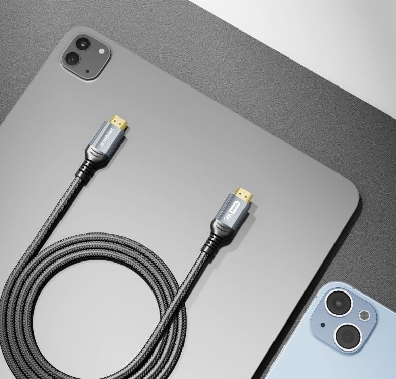 mbeat® Tough Link 3m Certified 8K HDMI Cable - Space Grey HDMI 2.1 (male) to HDMI 2.1 (male) 48Gb... - Image 2