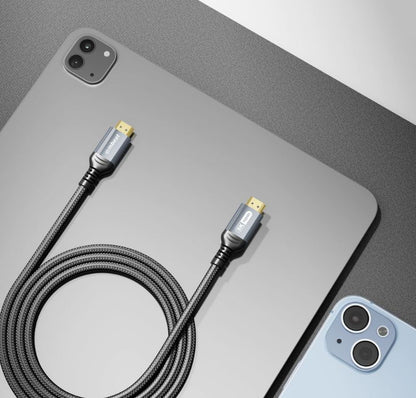 mbeat® Tough Link 3m Certified 8K HDMI Cable - Space Grey HDMI 2.1 (male) to HDMI 2.1 (male) 48Gb... - Image 2