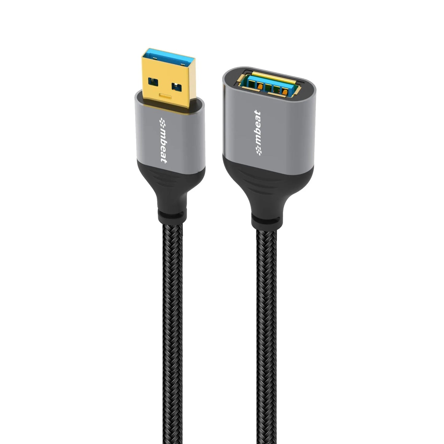 mbeat® Tough Link 1.8m USB 3.0 to USB 3.0 Extension Cable  Plug-and-Play Adaptive Practicality Sp...