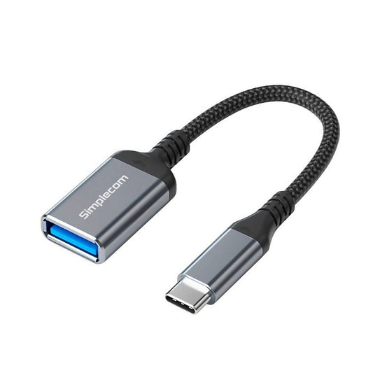 Simplecom CA131 USB-C Male to USB-A Female USB 3.0 OTG Adapter Cable - Cables