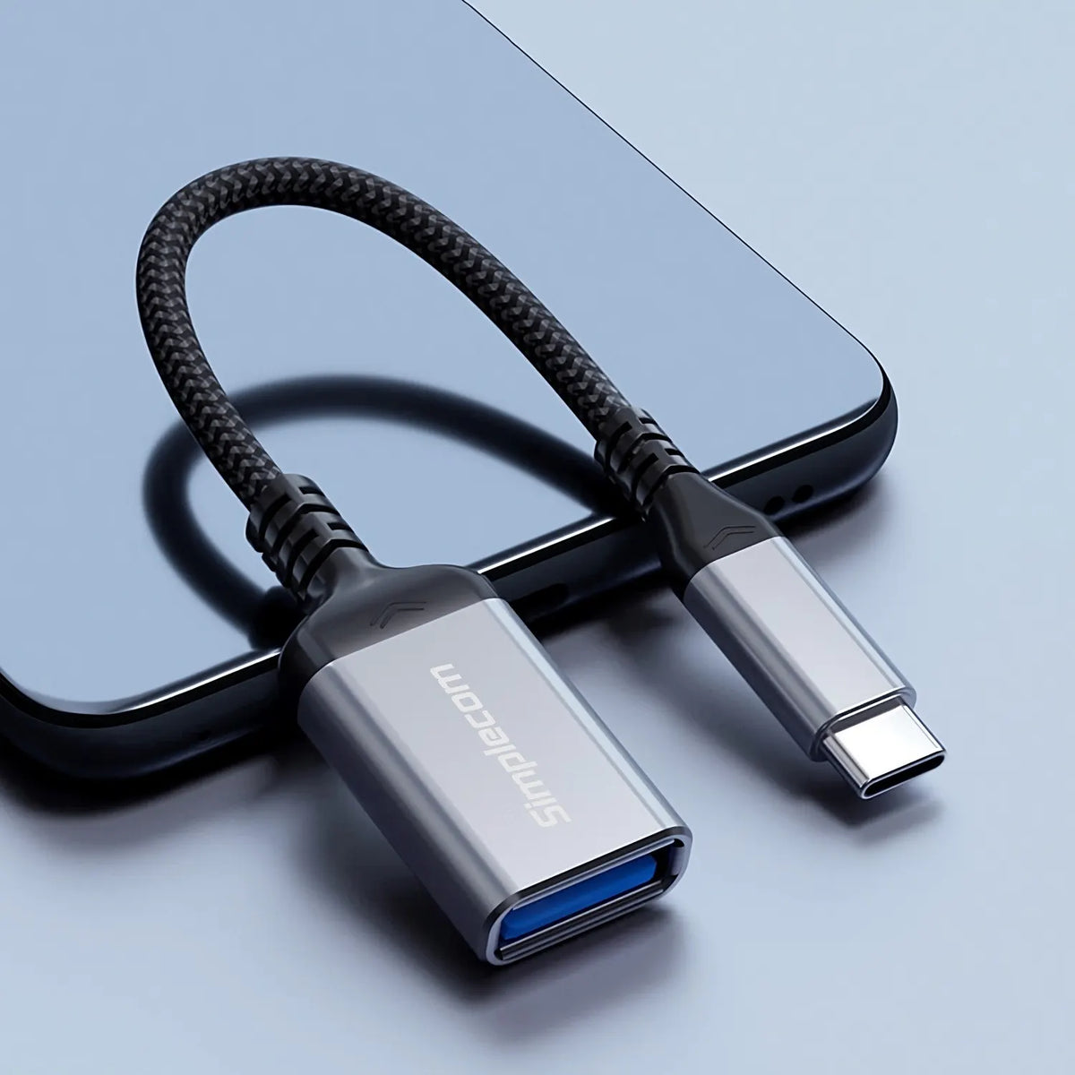 Simplecom CA131 USB-C Male to USB-A Female USB 3.0 OTG Adapter Cable - Cables - Image 2