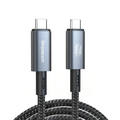 Simplecom CA612 USB-C to USB-C Cable USB4 40Gbps 5A 240W PD3.1 8K@60Hz 1.2M - Cables