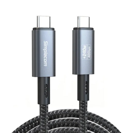 Simplecom CA615 USB-C to USB-C Cable USB4 40Gbps 5A 240W PD3.1 8K@60Hz 1.5M - Cables