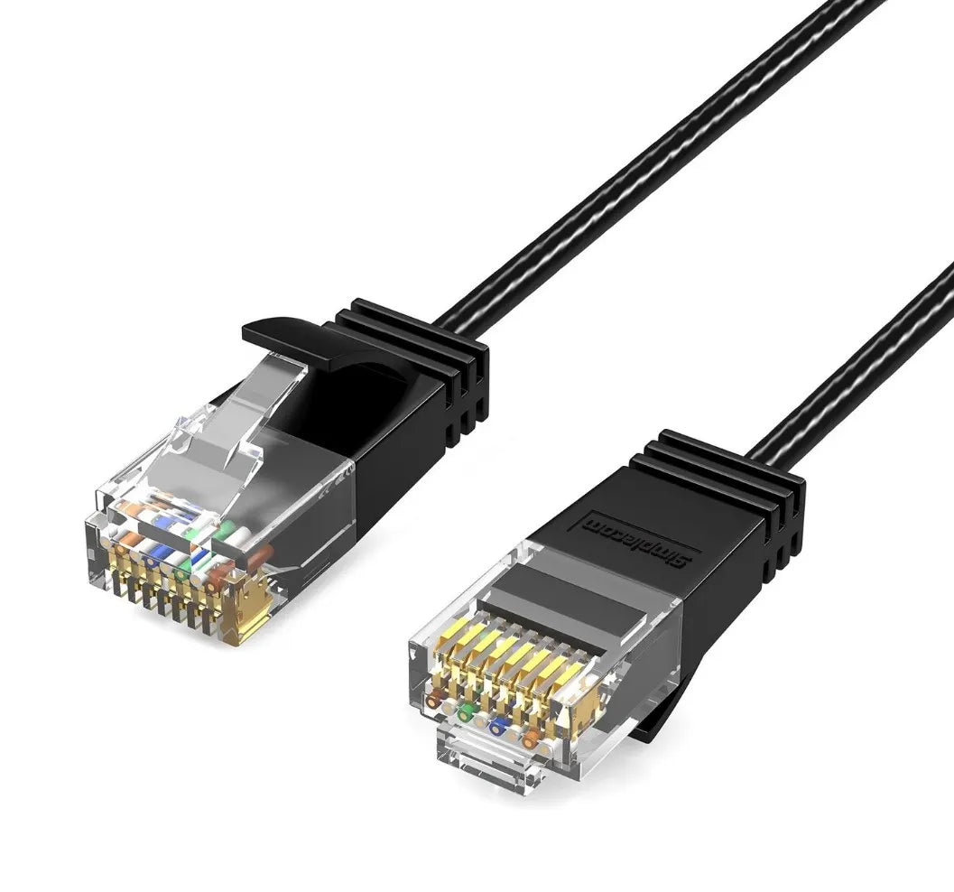 Simplecom CAE650 Ultra Slim Flexible Cat6A UTP Ethernet Cable 10Gbps 5M - Cables