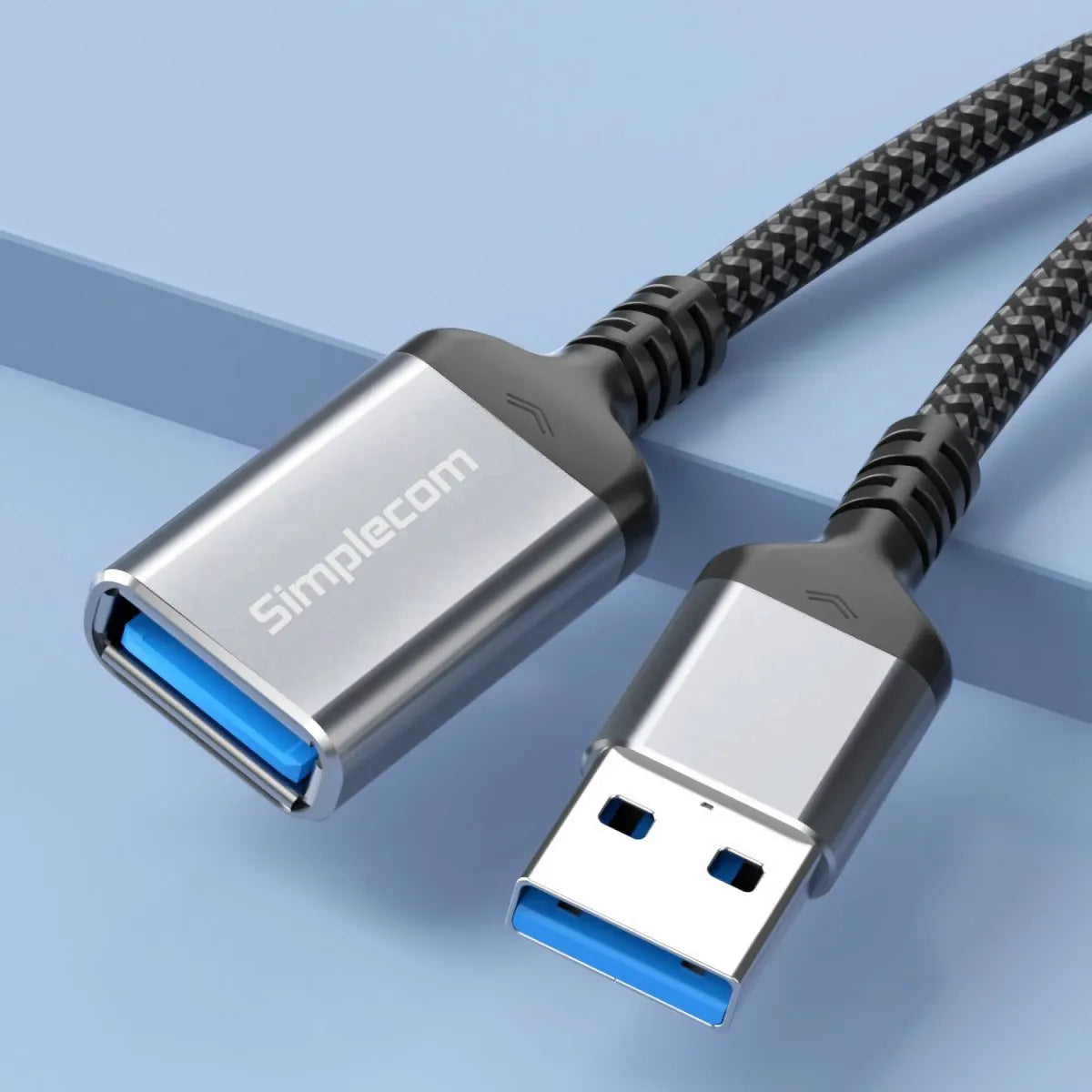 Simplecom CAU320 USB 3.0 Extension Cable USB-A Male to USB-A Female Nylon Braided 2.0M - Cables - Image 3