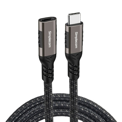 Simplecom CAU620 USB-C Male to Female Extension Cable USB 3.2 Gen2 PD 100W 20Gbps 2M - Cables