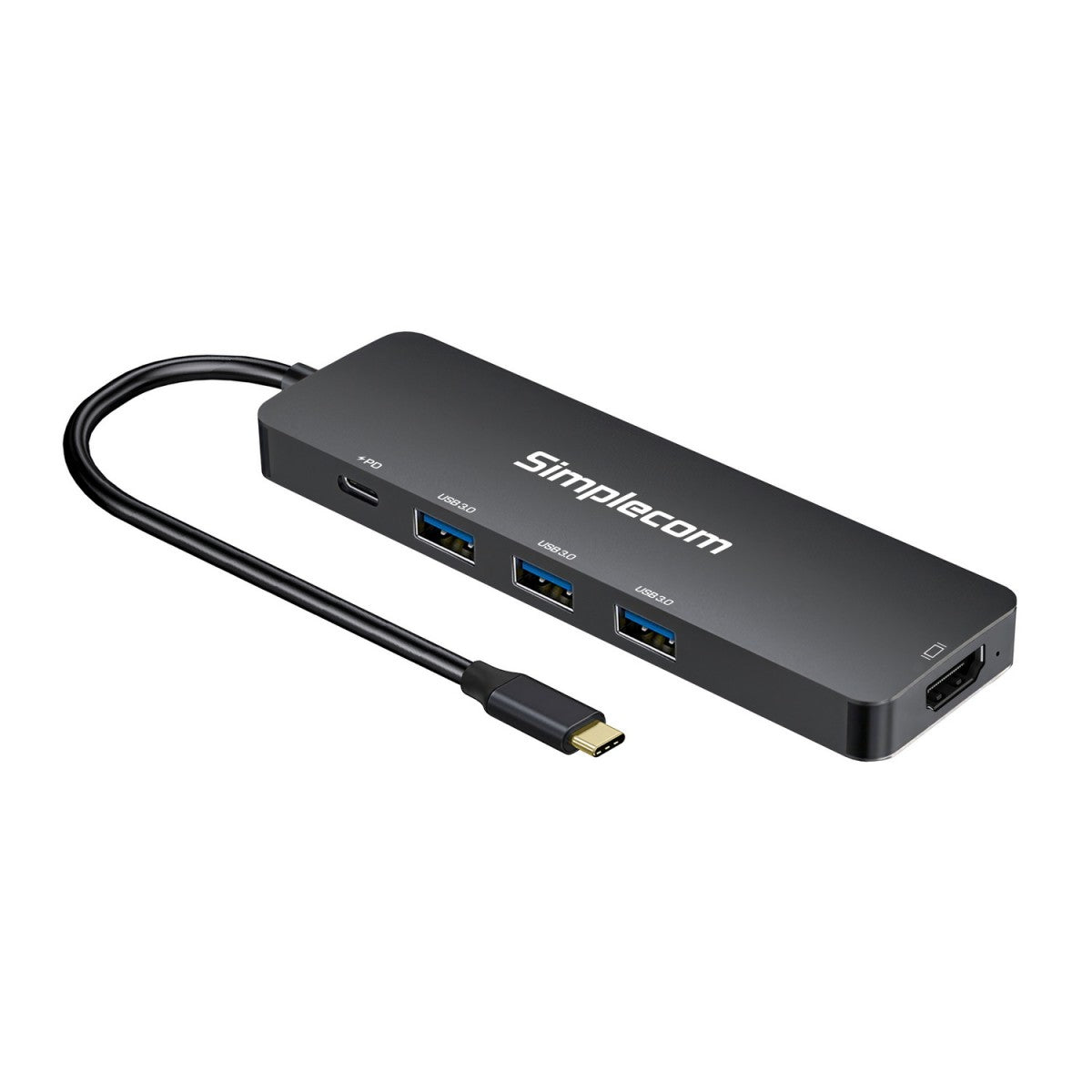 Simplecom CH545 USB-C 5-in-1 Multiport Adapter Docking Station with 3-Port USB 3.0 Hub PD HDMI...