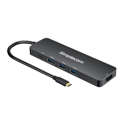 Simplecom CH545 USB-C 5-in-1 Multiport Adapter Docking Station with 3-Port USB 3.0 Hub PD HDMI...