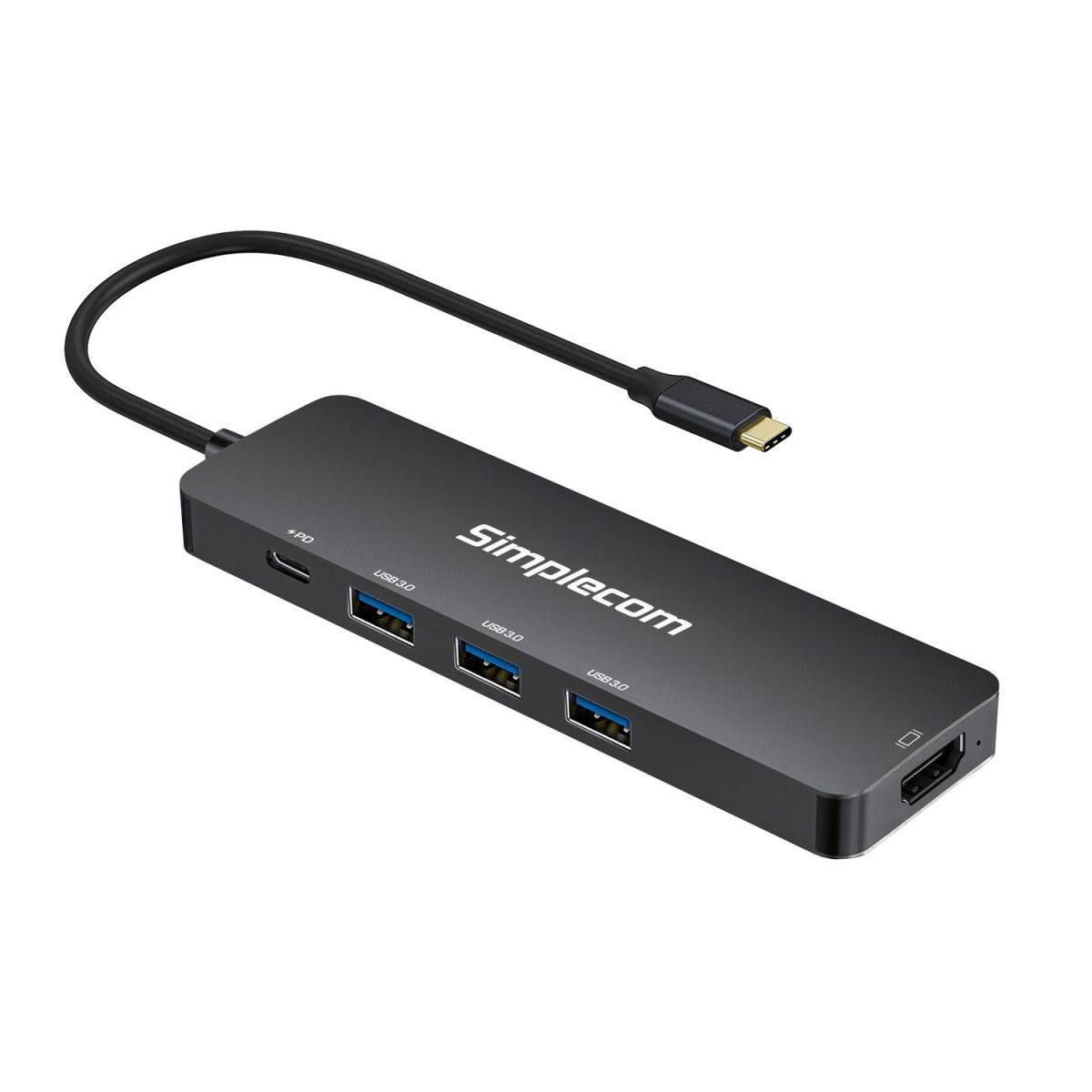 Simplecom CH545 USB-C 5-in-1 Multiport Adapter Docking Station with 3-Port USB 3.0 Hub PD HDMI... - Image 3