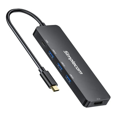 Simplecom CH545 USB-C 5-in-1 Multiport Adapter Docking Station with 3-Port USB 3.0 Hub PD HDMI... - Image 4