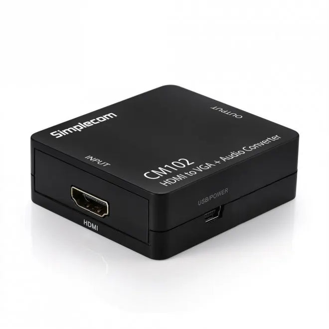 Simplecom CM102 HDMI to VGA + Audio 3.5mm Stereo Converter - Cables - Image 2