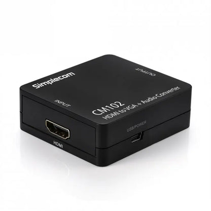 Simplecom CM102 HDMI to VGA + Audio 3.5mm Stereo Converter - Cables - Image 2