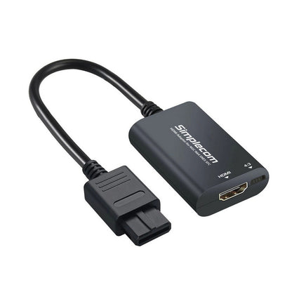 (LS)Simplecom CM461 HDMI Adapter Composite AV to HDMI Converter for Nintendo NGC N64 SNES SFC - C...