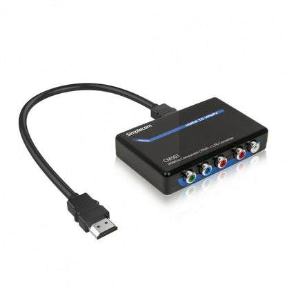 Simplecom CM501 HDMI to Component Video (YPbPr) and Audio (L/R) Converter(LS) - Cables