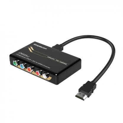 (LS)Simplecom CM505v2 Component (YPbPr + Stereo R/L) to HDMI Converter Full HD 1080p - Cables