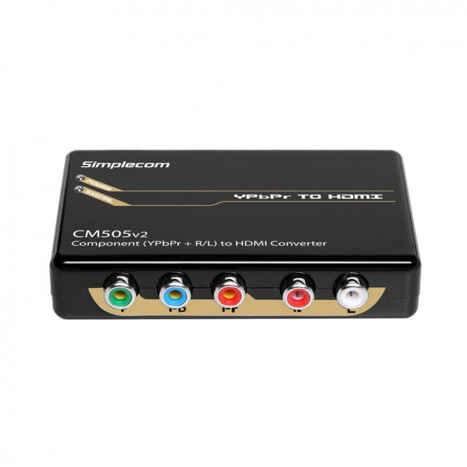 (LS)Simplecom CM505v2 Component (YPbPr + Stereo R/L) to HDMI Converter Full HD 1080p(LS) - Cables - Image 2