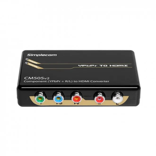 (LS)Simplecom CM505v2 Component (YPbPr + Stereo R/L) to HDMI Converter Full HD 1080p - Cables - Image 2