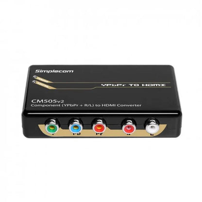 (LS)Simplecom CM505v2 Component (YPbPr + Stereo R/L) to HDMI Converter Full HD 1080p - Cables - Image 2