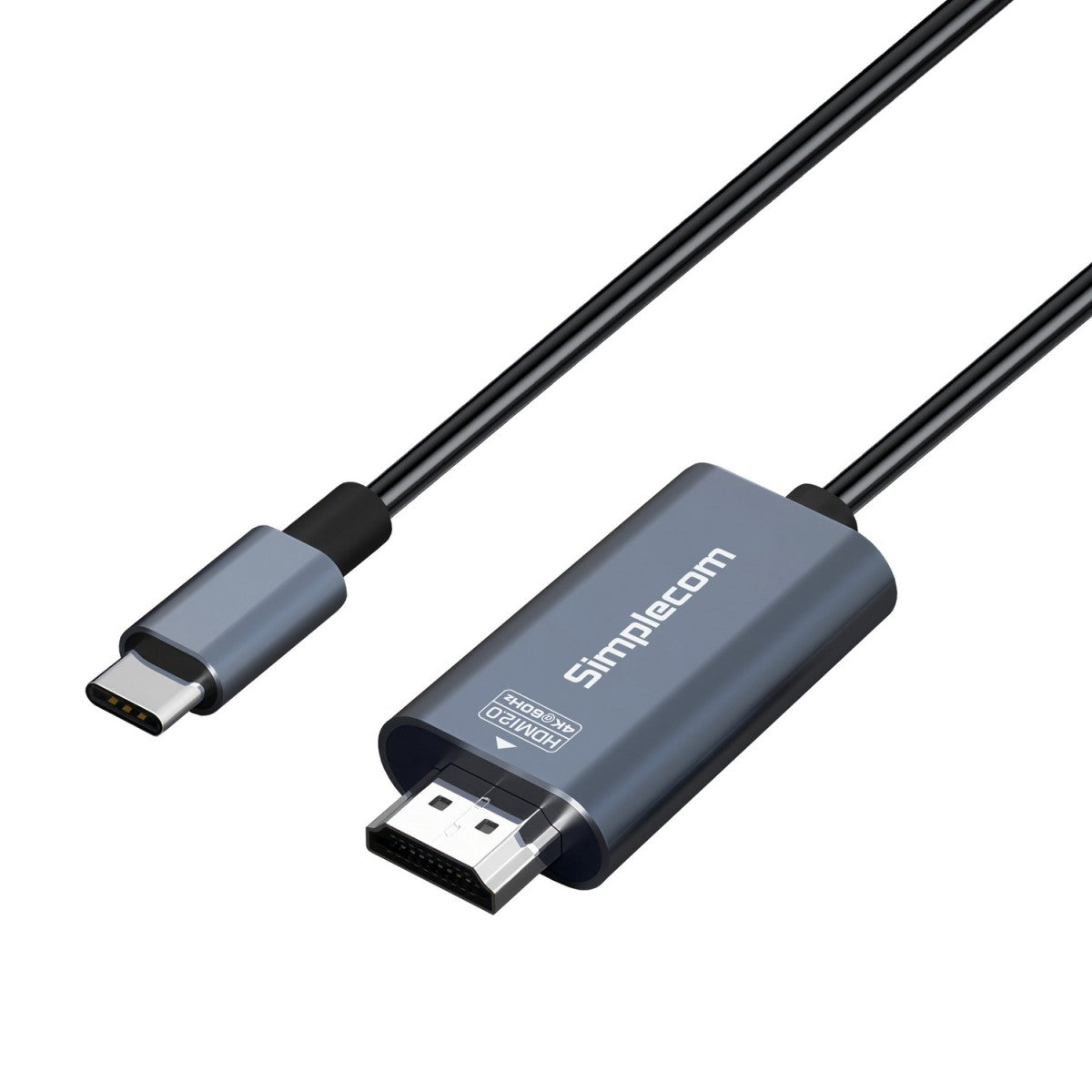 Simplecom DA322 USB-C Type-C to HDMI 2.0 Cable 2M HDCP 4K@60Hz - Cables