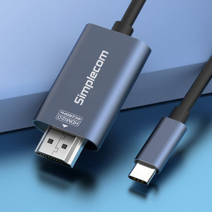 Simplecom DA322 USB-C Type-C to HDMI 2.0 Cable 2M HDCP 4K@60Hz - Cables - Image 3