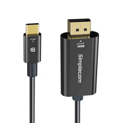 Simplecom DA323 USB-C to DisplayPort Cable DP1.4 8K@60Hz 2M - Cables - Image 2