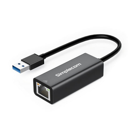 Simplecom NU304 SuperSpeed USB 3.0 to Gigabit Ethernet Network Adapter - USB, Bluetooth  IEEE