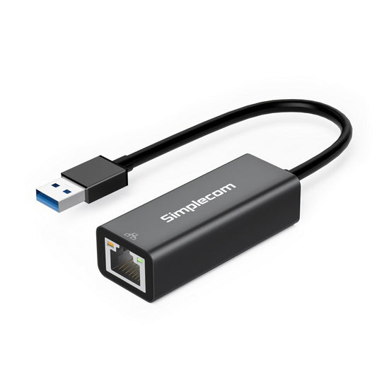 Simplecom NU304 SuperSpeed USB 3.0 to Gigabit Ethernet Network Adapter - USB, Bluetooth  IEEE