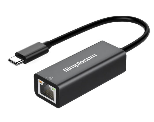 Simplecom NU314 SuperSpeed USB-C to Gigabit Ethernet Network Adapter - USB, Bluetooth  IEEE