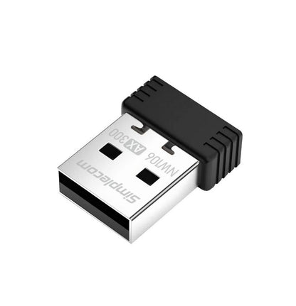Simplecom NW106 AX300 2.4GHz Wi-Fi 6 USB Wireless Nano Adapter - USB, Bluetooth  IEEE - Image 3
